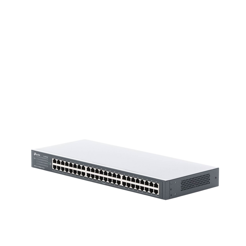 Switch no administrable de 48 puertos 10/100 Mbps para montaje en rack
