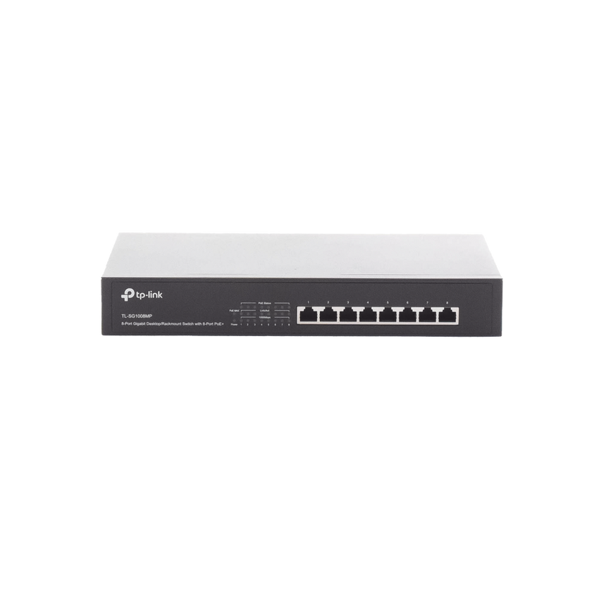 Switch Gigabit PoE+ no administrable de 8 puertos 10/100/1000 Mbps, para escritorio