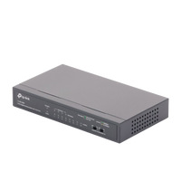 Switch Gigabit PoE+ no administrable de 8 puertos 10/100/1000 Mbps, solo 4 puertos PoE, para escritorio