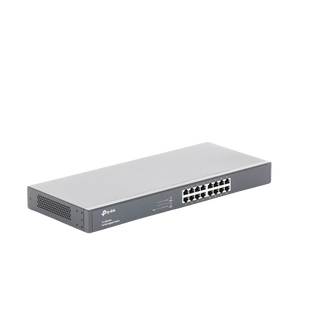 Switch Gigabit no administrable de 16 puertos 10/100/1000 Mbps para rack