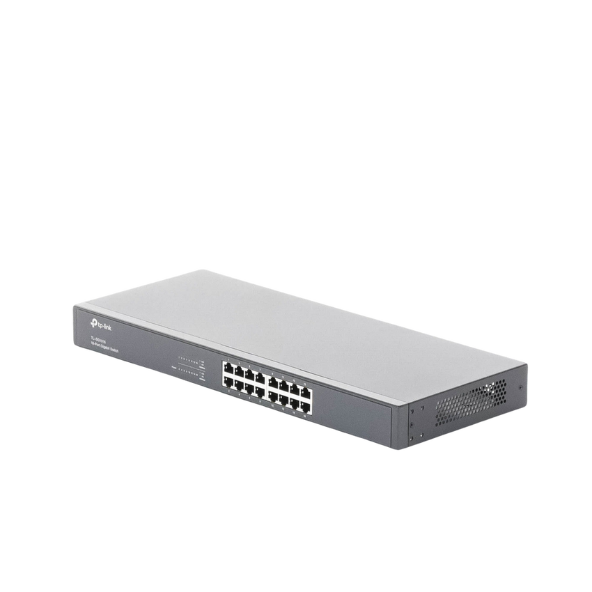 Switch Gigabit no administrable de 16 puertos 10/100/1000 Mbps para rack