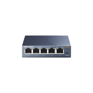Switch Gigabit no administrable de 5 puertos 10/100/1000 Mbps