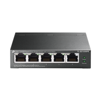 Switch Administrable / Escritorio Easy Smart / 5 puertos 10/100/1000 Mbps / IGMP para Vigilancia / Calidad en el Servicio (QoS) / Gestión GUI / Recuperación automática PoE