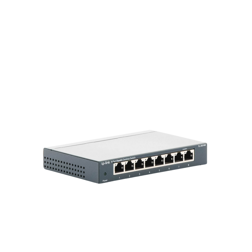 Switch Gigabit no administrable de 8 puertos 10/100/1000 Mbps