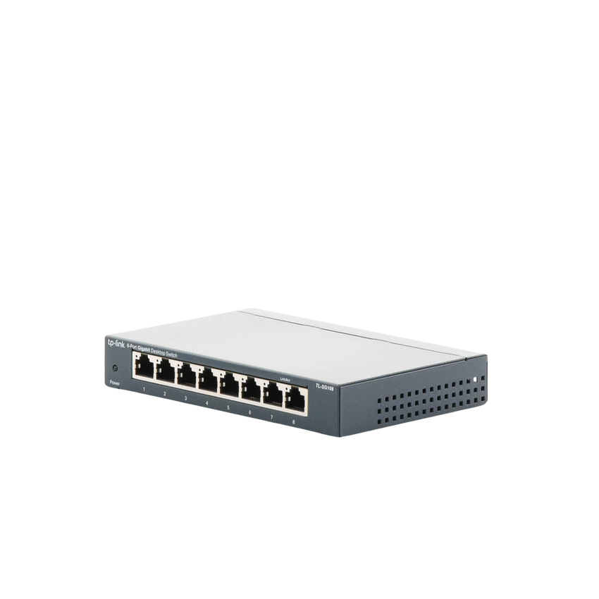 Switch Gigabit no administrable de 8 puertos 10/100/1000 Mbps