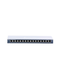 Switch Gigabit no administrable de 16 puertos 10/100/1000 Mbps para escritorio