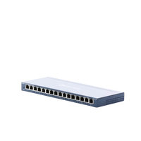 Switch Gigabit no administrable de 16 puertos 10/100/1000 Mbps para escritorio