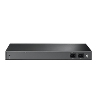 Switch de Fibra Óptica L2+ Omada / 24 puertos SFP 1GE / 4 Puertos Combinados SFP+/RJ45 Gigabit / 2 Puertos Consola RJ45|micro-SUB / Administración Centralizada Omada o Stand-Alone / Compatile con IPv6 /  Multicast IGMP