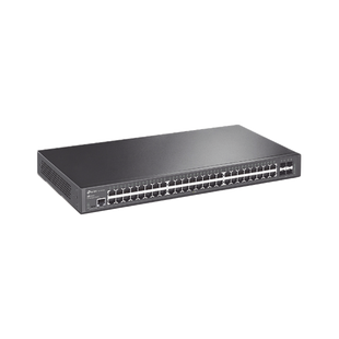 Switch Omada SDN Administrable / 48 puertos Gigabit y 4 puertos SFP / Funciones sFlow, QinQ y QoS / Administración centralizada OMADA