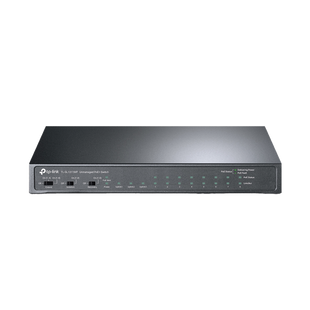 Switch PoE+ No Administrable De Escritorio 11 Puertos / 8 puertos 10/100 Mbps PoE af/at Inteligiente / Presupuesto 124 W / Hasta 250 metros