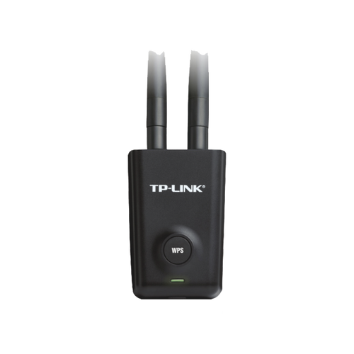 Adaptador de alta potencia USB  inalámbrico/ WiFi N 300 Mbps / Frecuencia de 2.4 GHz / 2 Antenas Externas de 5 dBi / Compatibilidad Windows y Linux