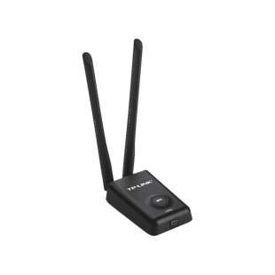 Adaptador de alta potencia USB  inalámbrico/ WiFi N 300 Mbps / Frecuencia de 2.4 GHz / 2 Antenas Externas de 5 dBi / Compatibilidad Windows y Linux