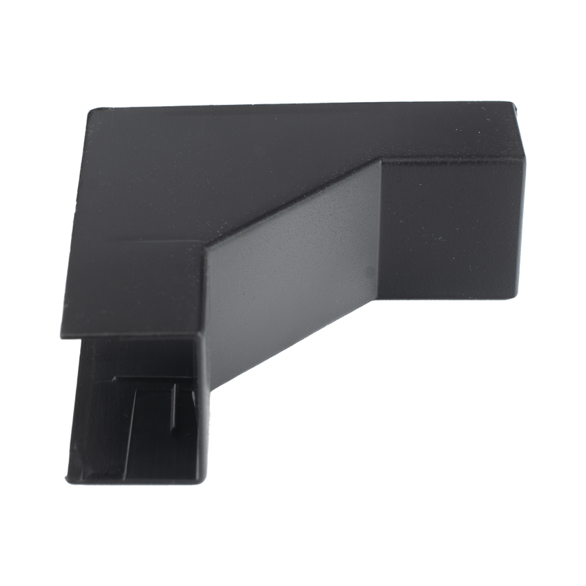 Esquinero Interior Color Negro de PVC Auto Axtinguible, Para Canaleta TMK-1720-N-CC (5220-02003)