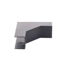 Esquinero Interior Color Negro de PVC Auto Axtinguible, Para Canaleta TMK-1720-N-CC (5220-02003)
