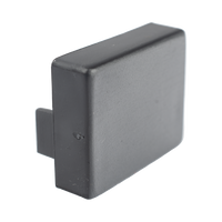 Tapa Final en Color Negro de PVC Auto Extinguible, Para Canaleta TMK-1720-N-CC (5290-02003)