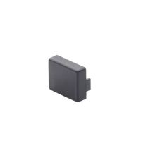 Tapa Final en Color Negro de PVC Auto Extinguible, Para Canaleta TMK-1720-N-CC (5290-02003)