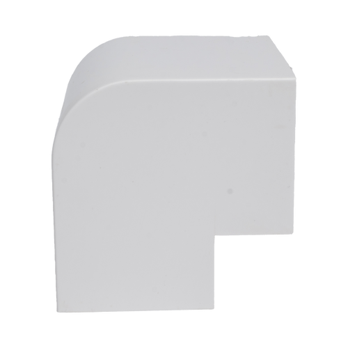 Esquinero Exterior Color Blanco de PVC Auto Axtinguible, Para Canaleta TMK-4577 (5510-02001)
