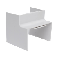 Esquinero Interior Color Blanco de PVC Auto Axtinguible, Para Canaleta TMK-4577 (5520-02001)