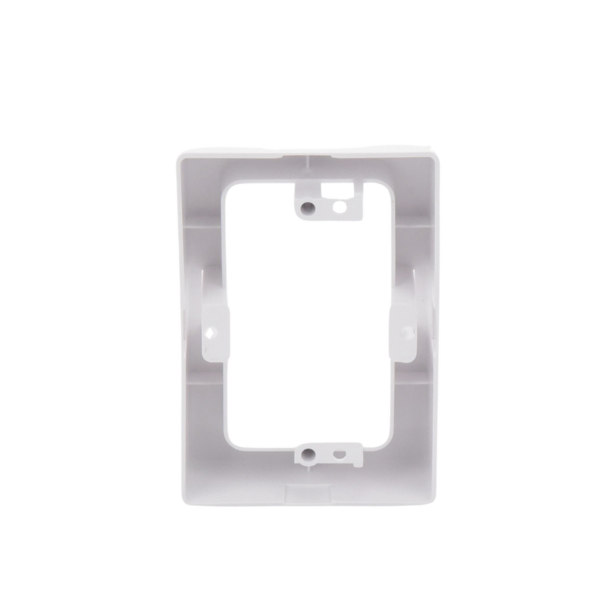 Caja Sin Fondo Universal, Color Blanco de PVC Auto Extinguible (7900-02002)