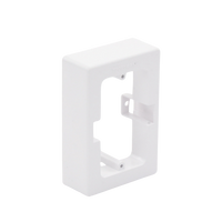 Caja Sin Fondo Universal, Color Blanco de PVC Auto Extinguible (7900-02002)