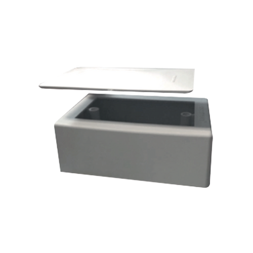 Kit de Caja TMKS1 con THAPA Ciega Incluida Color Blanco (7902-02002)