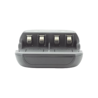 Cargador Rápido 2 Bahías / Baterías Ni-MH 9V / Cable USB Incluido / Adaptador de Corriente NO Incluido / Color Negro