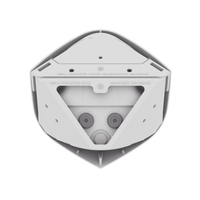 Cámara IP Antivandálica 3MP para Esquina con IA / Lente 2.39 mm 128° / H.265 & WiseStream II / Exterior IP66 / IK10+ / PoE