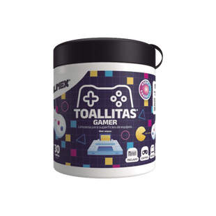 Toallitas Gamers, Excelente Opción Para Gamers que buscan Mantener sus Consolas y Accesorios en Perfecto Estado, Libres de Suciedad y Protegidos Contra Bacterias.