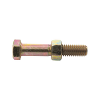 Paquete de 6 Tornillos Grado 5 con Tuercas Tropicalizadas de 3/8" x 2".