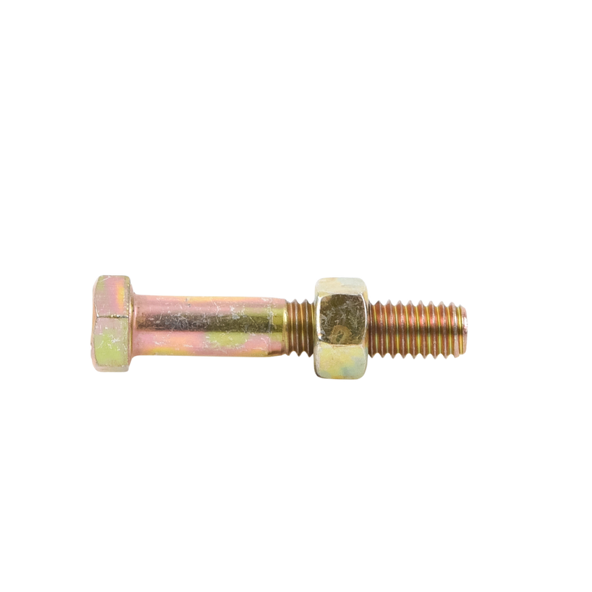 Paquete de 6 Tornillos Grado 5 con Tuercas Tropicalizadas de 3/8" x 2".