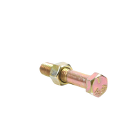 Paquete de 6 Tornillos Grado 5 con Tuercas Tropicalizadas de 3/8" x 2".