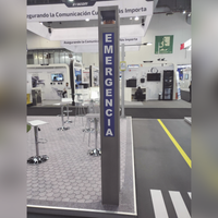 Gabinete tipo Torre para Sistema de Alerta  Mediante Equipo Fanvil I12-N-01P y estrobo (No incluidos).