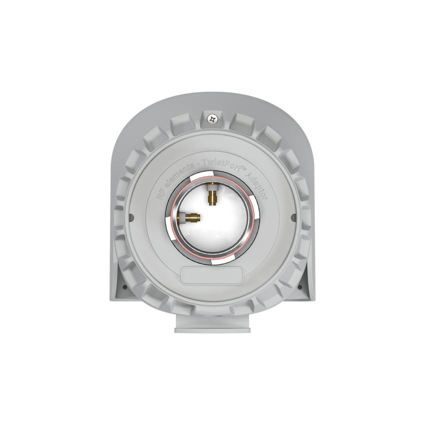 Adaptador TwistPort™ para Radio R5-AC-LITE Ubiquiti listo para antenas RF Elements, 5180-6400 MHz sin perdidas