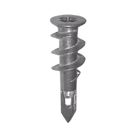 Taquete Métalico TPD Zinc con tornillo 8 x 1 1/4", Ideal para Uso con carteles publicitarios, Electrodomésticos