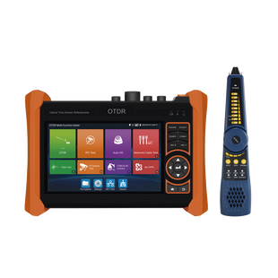 Tester Profesional OTDR y Video | Fibra Óptica | Cámaras IP | Cableado y Redes| Pantalla 5.4" Táctil | Soporta 4K/8K | HDMI/VGA | Medidor Potencia Óptica | Alcance 150KM | Localizador Fallos VFL | PoE Integrado | WiFi | In