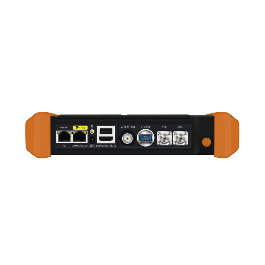 Tester Profesional OTDR y Video | Fibra Óptica | Cámaras IP | Cableado y Redes| Pantalla 5.4" Táctil | Soporta 4K/8K | HDMI/VGA | Medidor Potencia Óptica | Alcance 150KM | Localizador Fallos VFL | PoE Integrado | WiFi | In