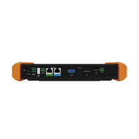 Tester Profesional Multifunción | Pantalla Táctil 7" | Láser Integrado | Cámara Integrada | Prueba IP/HD Coaxial | 4K/8K | H.265/H.265 | ONVIF | WiFi | Analizador de Cable | Medidor de Potencia Óptica y Red | TDR |