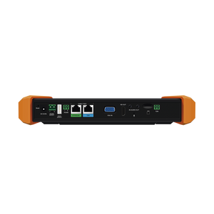 Tester Profesional Multifunción | Pantalla Táctil 7" | Láser Integrado | Cámara Integrada | Prueba IP/HD Coaxial | 4K/8K | H.265/H.265 | ONVIF | WiFi | Analizador de Cable | Medidor de Potencia Óptica y Red | TDR |