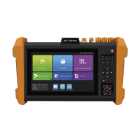 Tester Profesional Multifunción | Pantalla Táctil 7" | Láser Integrado | Cámara Integrada | Prueba IP/HD Coaxial | 4K/8K | H.265/H.265 | ONVIF | WiFi | Analizador de Cable | Medidor de Potencia Óptica y Red | TDR |