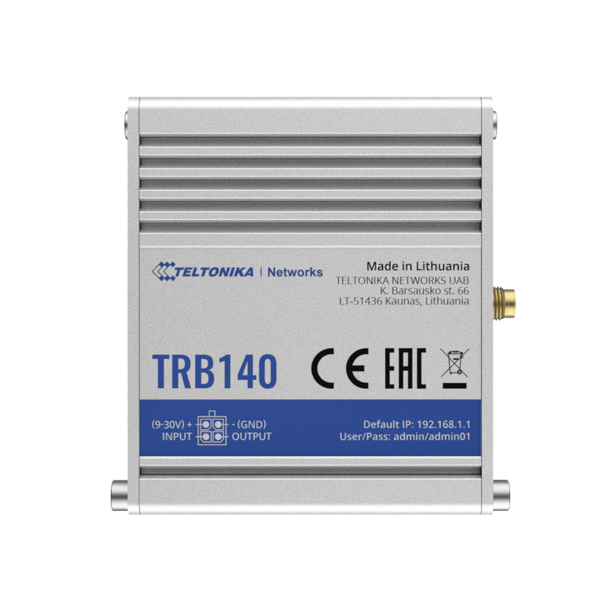 Router Industrial LTE 4G, con 1 puerto Ethernet 10/100/1000Mbps Gigabit