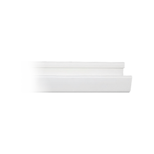 Canaleta blanca de PVC auto extinguible, con 2 plataformas, 4 cinthos TH 190, 2 thornillos 10 x 1 1/2”, 2 thorquetes TP2X. (9001-01250)