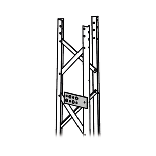 Guía Simple para Guiado de Cableado de Comunicación. Compatible con línea TITAN. Incluye Tornillo, Tuerca y Arandela.