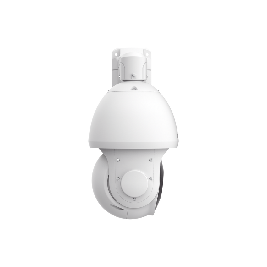 Cámara Domo de Velocidad de Tráfico Vial AI / 4 Megapíxeles / Sensores Starlight / Smart IR II / LPR y Reconocimiento de Placas / Analítica Avanzada / Smart Rain-Sensing Wiper / Resistente a Intemperie IP66 / Digital Zoom 16X