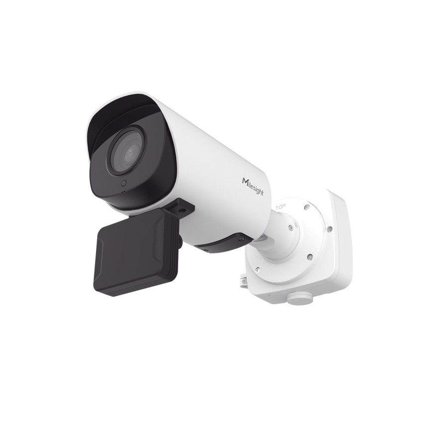 Cámara de Tráfico AI / Starlight Sensor / Smart IR II / Resolución 4K / Lente 8~38mm AF / Radar 3D / H.265+ / Detección IA / IP67 / Protección 4KV / 9W - 16W / Rango -40°C a 60°C
