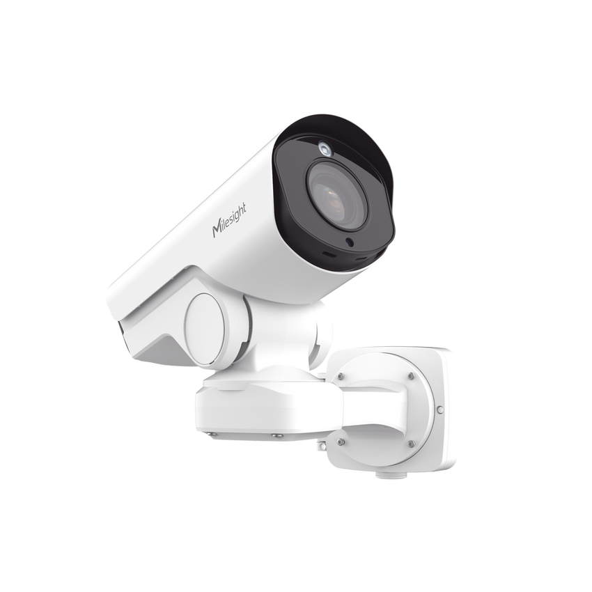 Cámara Bullet PTZ para Tráfico / Starlight Sensor / Smart IR II / 4K @30fps / Zoom Óptico 12X / IP66 / ANPR / Audio Bidireccional / PoE+ o DC 12V