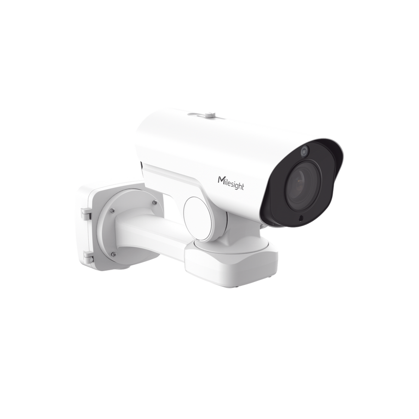 Cámara Bullet PTZ para Tráfico / Starlight Sensor / Smart IR II / 4K @30fps / Zoom Óptico 12X / IP66 / ANPR / Audio Bidireccional / PoE+ o DC 12V