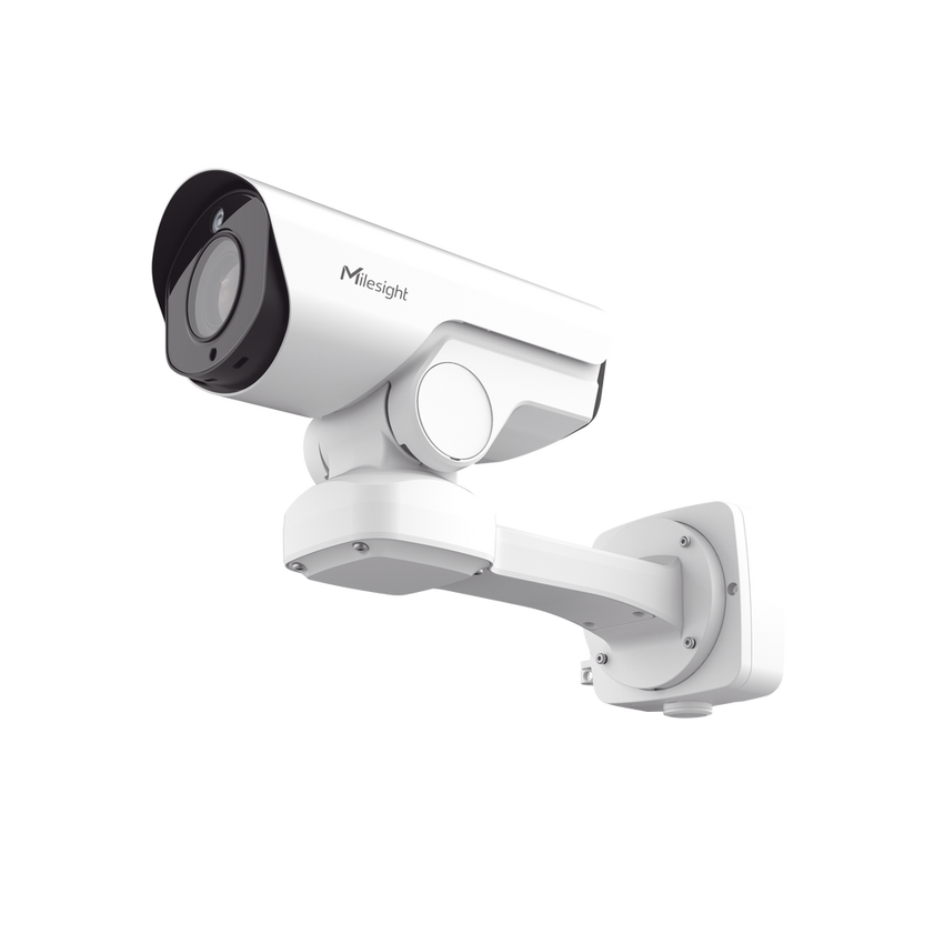 Cámara Bullet PTZ para Tráfico / Starlight Sensor / Smart IR II / 4K @30fps / Zoom Óptico 12X / IP66 / ANPR / Audio Bidireccional / PoE+ o DC 12V