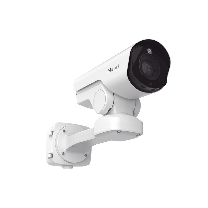 Cámara Bullet PTZ para Tráfico / Starlight Sensor / Smart IR II / 4K @30fps / Zoom Óptico 12X / IP66 / ANPR / Audio Bidireccional / PoE+ o DC 12V