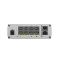 Switch Industrial No-Administrable 8 puertos Gigabit, 2 SFP 1G