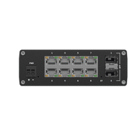 Switch Industrial Administrable L2, 8 puertos GE + 2 SFP, Soporta Profinet